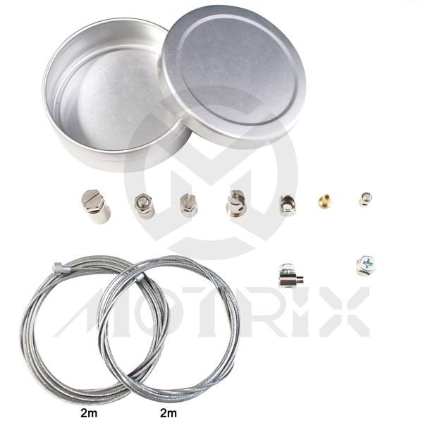 Cable repair kit with box, 2.0m cables with 9 pieces of components