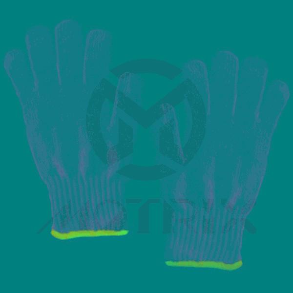 Cotton gloves, white