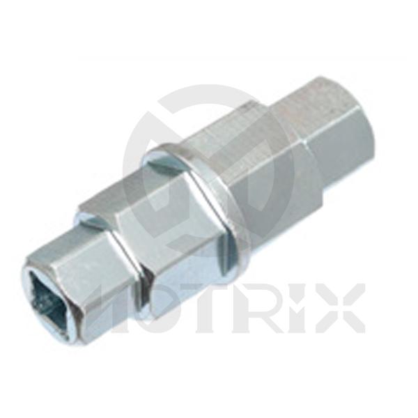 Spindle key for 17/19/22/24mm Material: aluminum 7075-T6, silver