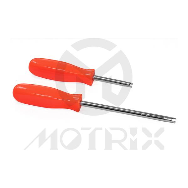 Tyre valve core tool orange