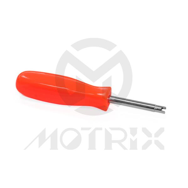 Tyre valve core tool orange