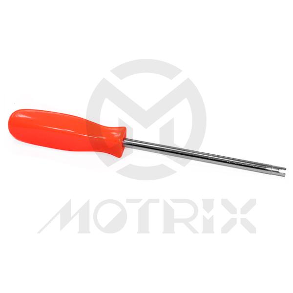 Tyre valve core tool orange