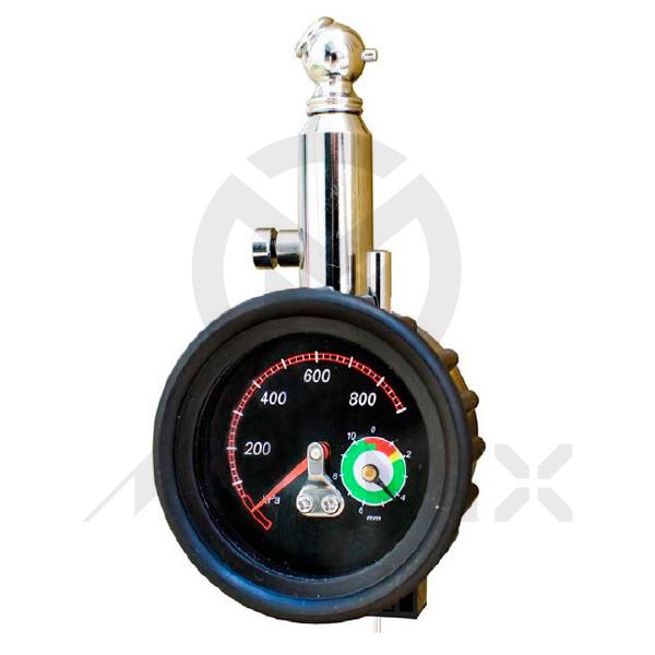 2 inch 2in1 delux tire pressure gauge & tread depth function