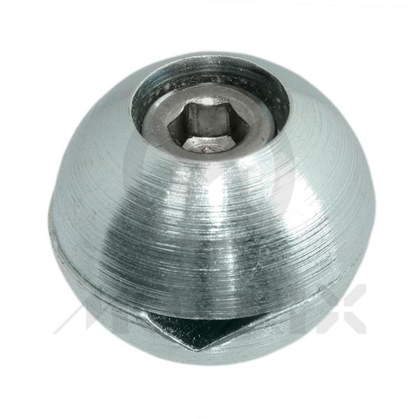 Wheel balance ball 45g, zinc plated