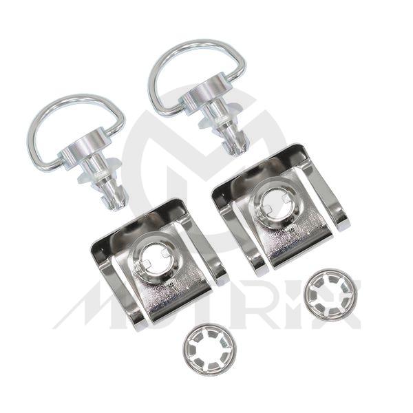 (Sliver)Zinc alloy quick release fasteners, hook length 14mm