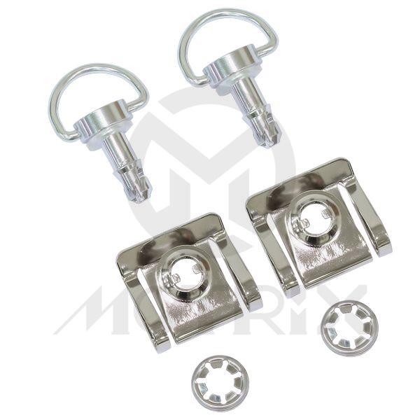 (Sliver)Zinc alloy quick release fasteners, hook length 17mm