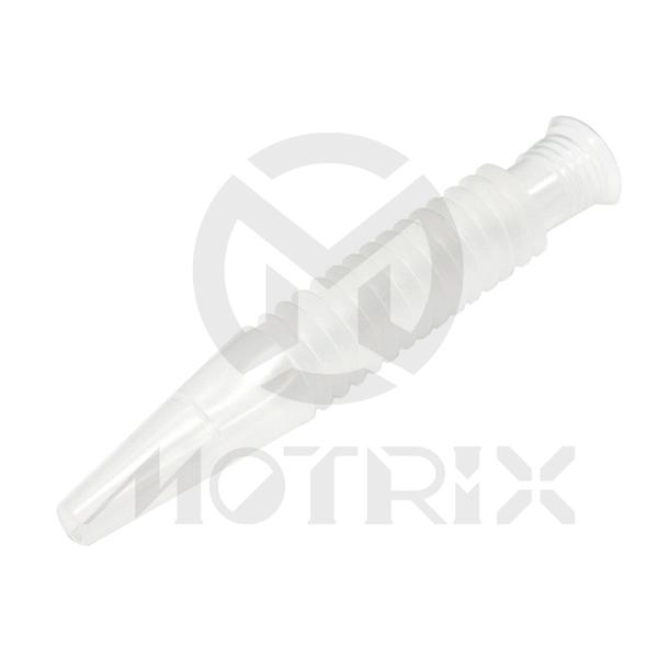 Universal flexible spout for oil cup