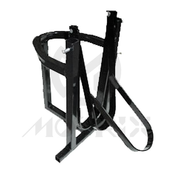 Motorcycle steel chock dark gray