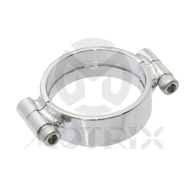 Chrome exhaust clamp size : d/50mm w/16mm