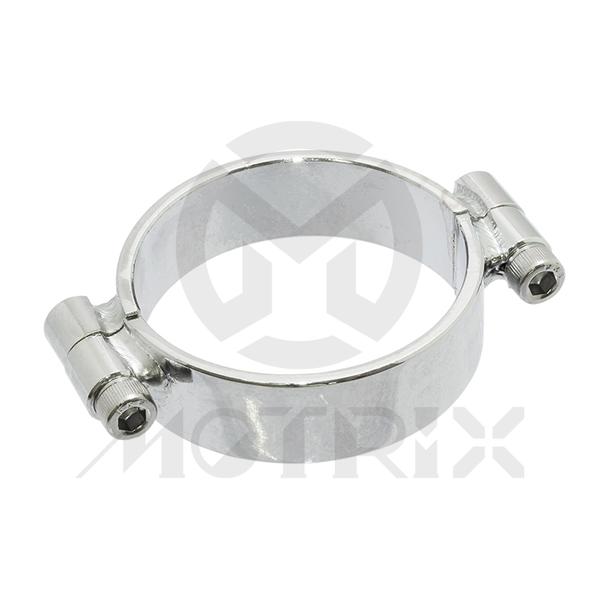 Chrome exhaust clamp size : d/58mm w/18mm