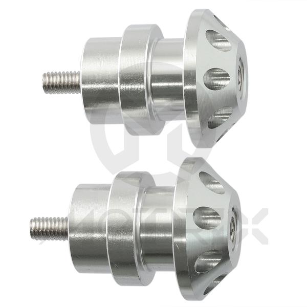 M6 swing bolt crash bobbins silver