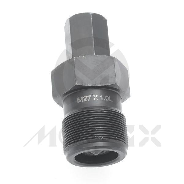 Flywheel puller thread: M27*1.0 L.H.
