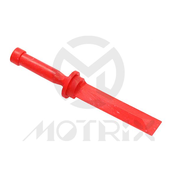 Red scraper plastic length: 27.5cm plastic