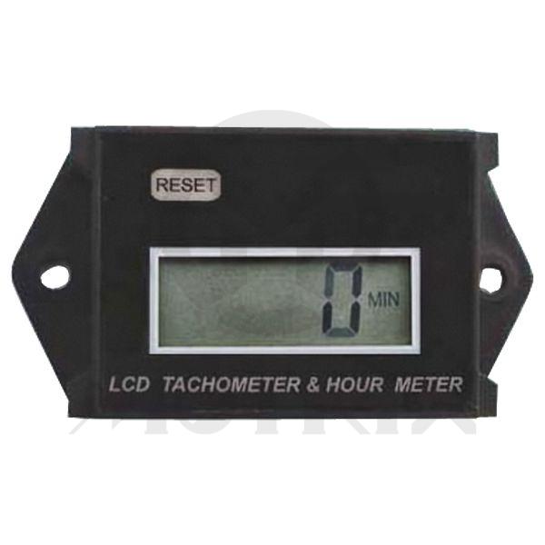 Mini tachometer and hour meter , multifunctional lcd digital meter for gas engine