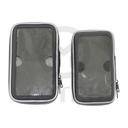 4.3" Water resistant cell phone case , features transparent, touch-through screen cover and water resistant zipper