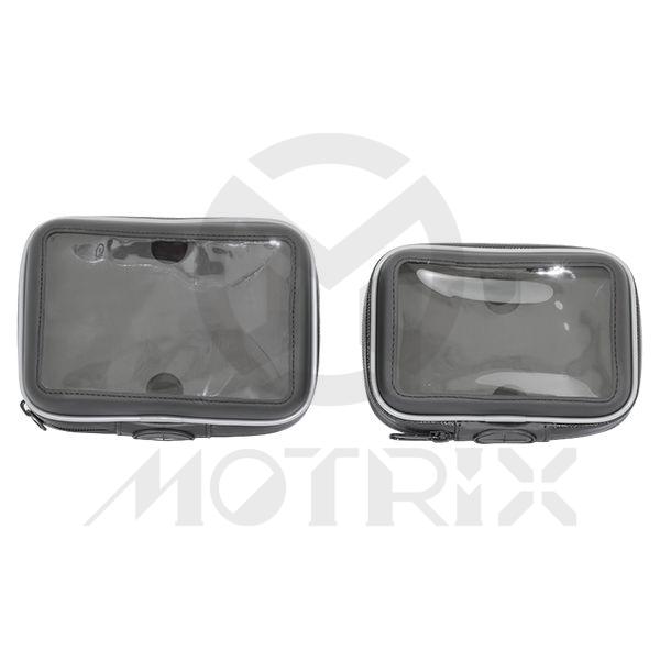 4.3" Water resistant gps case , features transparent, touch-through screen cover, water resistant zipper and cable access slot