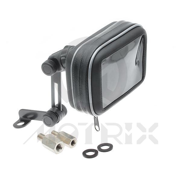 3.5 inch water resistant GPS case with mirror bracket