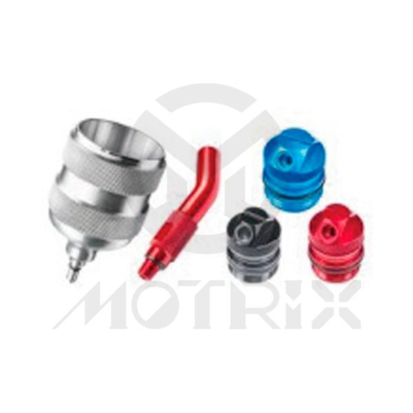 Rear suspension bleed cup complete set