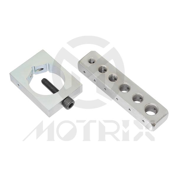 Safety wire nut and metric bolt drilll jig kit