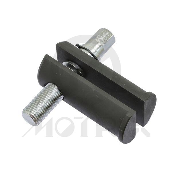 Steering stem bearing race removal tool