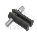 Steering stem bearing race removal tool