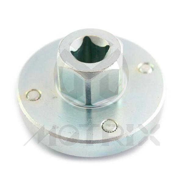 Bearing retainer tool for motor, for : xr650l 93-07, xr600r 85-00, xr500 79-84, xr350r 83-85,xr250r 84-95, xr200r 81-02, xl200r 83-84,xl250k 72-76,mr250 76, cr250m 76 versatile design features a 22mm hex and 3/8 in. Square driv , precision design prevent