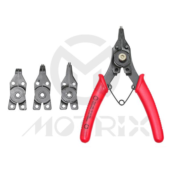 Effective range 10-50mm 3/8 inch-2 inch 4pcs snap ring plier