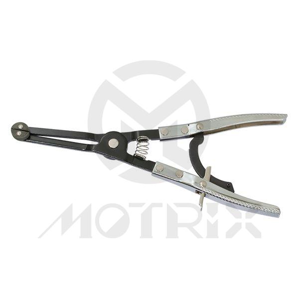 Brake piston detaching plier. L:12", jaw adjustment: 0-5" power metallurgy