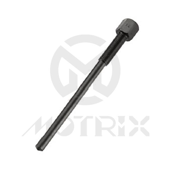 Clutch puller size: m14x1.0 for 86-up ski-doo tra clutches with 25mm crankshaft taper and 3/4”(19mm) head bolt (except models with 599,670,699,779 and 809 engines)