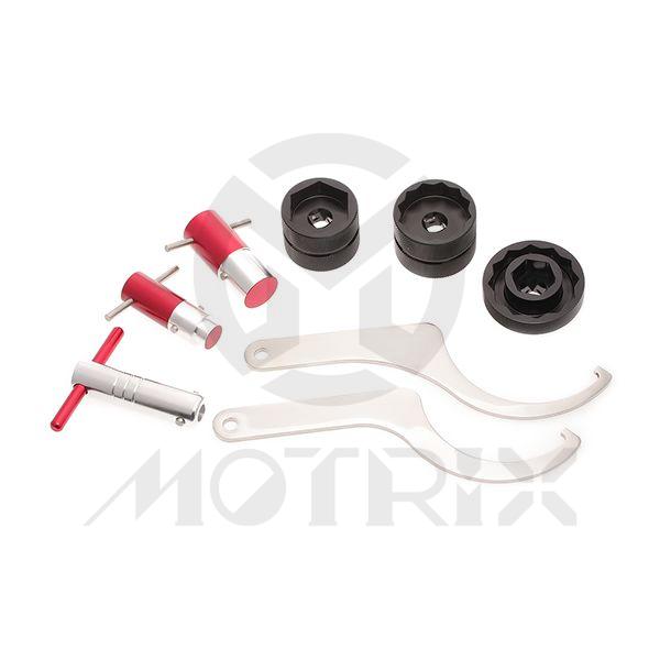 Front and rear wheel and chain service tool kit