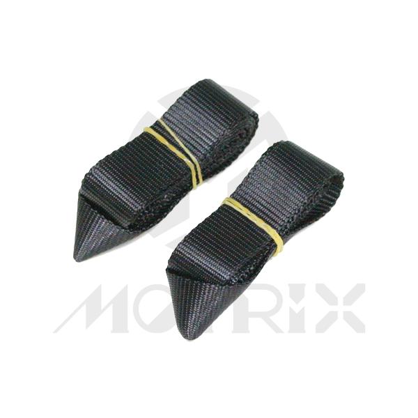 Tie down loops 25mm x 450mm material of webbing black
