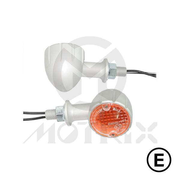 Universal indicators, amber lens, with E-mark