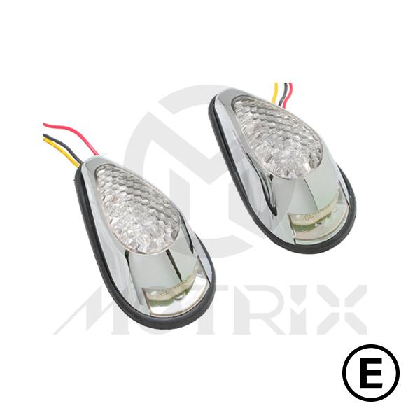 Universal indicators(LED), clear lens, with E-mark