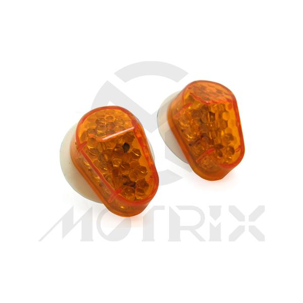 Universal lamp winkers, amber lens