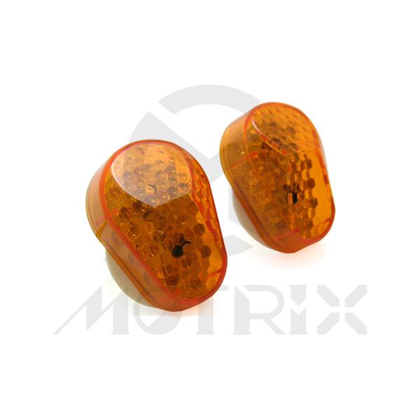 Universal lamp winkers, amber lens