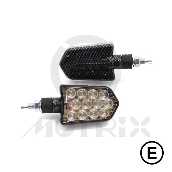 Universal indicators(LED), clear lens, with E-mark