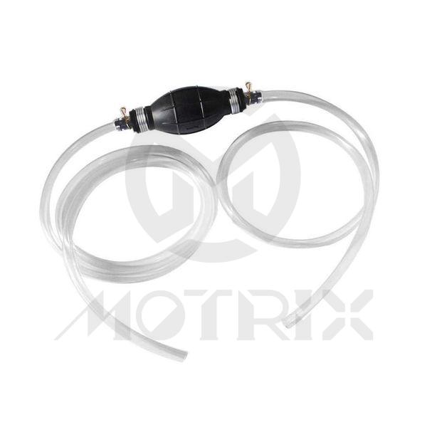 Fuel pipe with pump PVC hose total, length 200cm, diameter 10x14mm