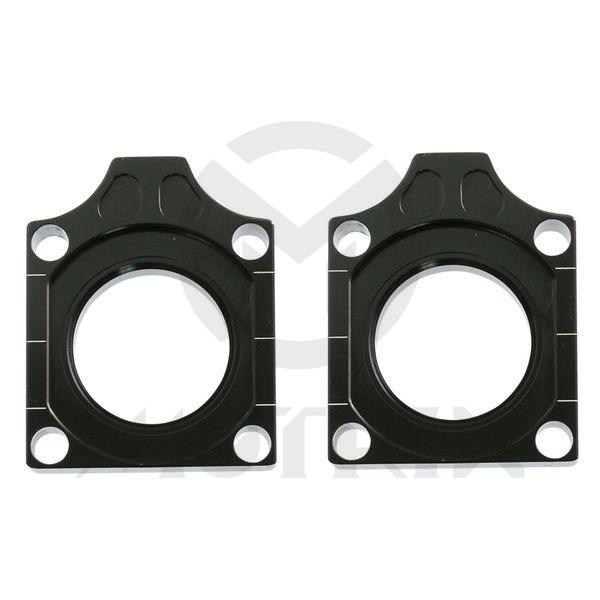 Adjuster rear axle block for KAWASAKI KX125, KX250, KLX450R, SUZUKI RMZ250, RMZ450 AL6061-T6 CNC