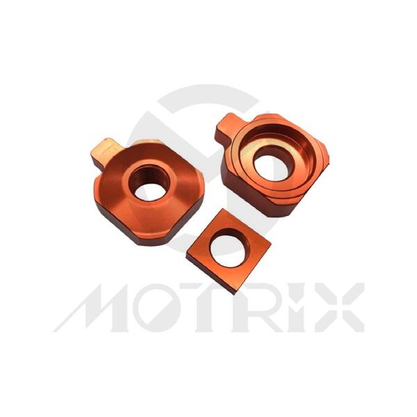 Adjuster rear axle block for KTM 65 SX, HUSQVARNA TC 65 AL6061-T6 CNC