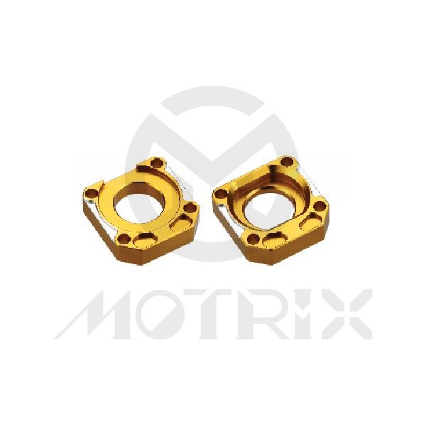 Adjuster rear axle block for SUZUKI GSX-R600, GSX-R750, GSXR1000, GSXR1300 HAYABUSA AL6061-T6 CNC