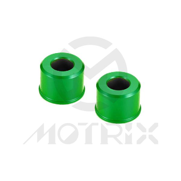 Front wheel spacer for KAWASAKI KLX110, KLX 110L green