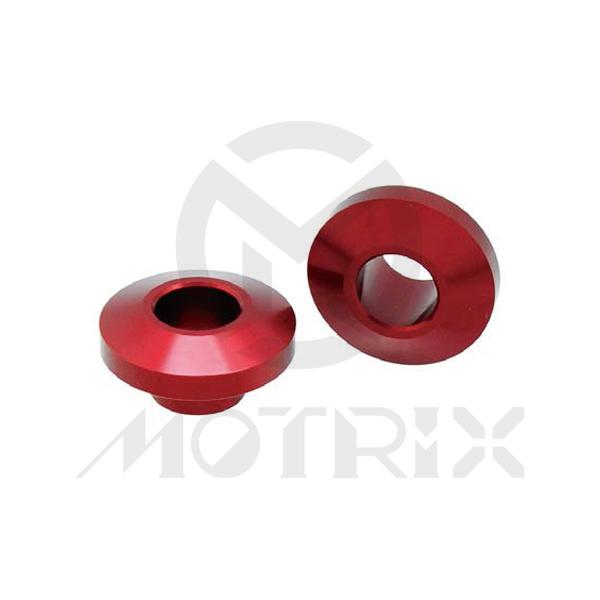 Front wheel spacer for BETA 250 RR, 300 RR, 350 RR, 390 RR, 430 RR, 480 RR, 498 RR red