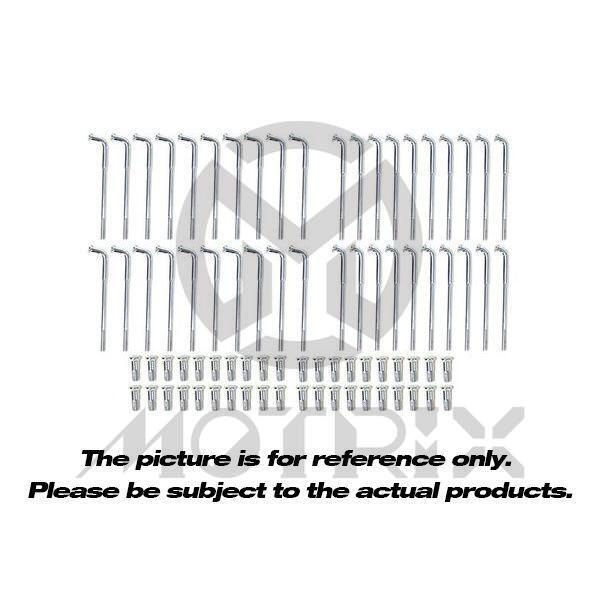 Spoke & nipple for front steel hub 36-84 FL, 81-85 FXWG, 84-85 FXST