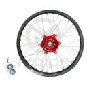 Rear wheel set 2.15X19'' for HONDA 2013 CRF250R, CRF450R, CRF250RX, CRF450RX, CRF450RWE red hub with black rim and silver spoke