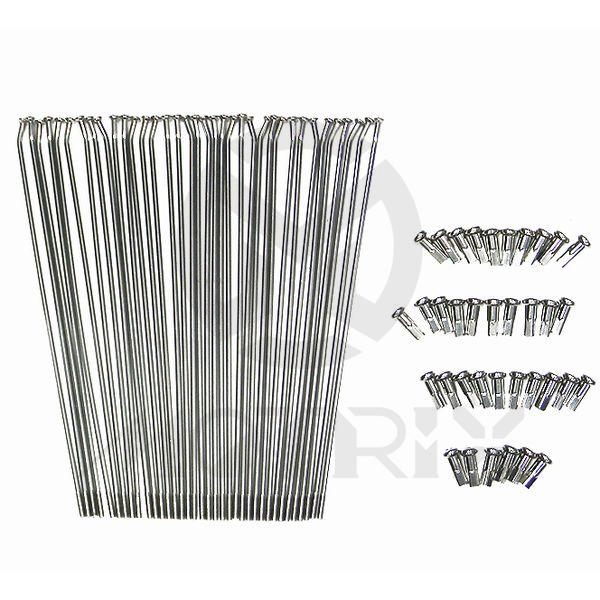 Front 21'' stainless steel spoke & nipple for HONDA CR125, CR250R, CRF250RX, CRF450R 36pcs