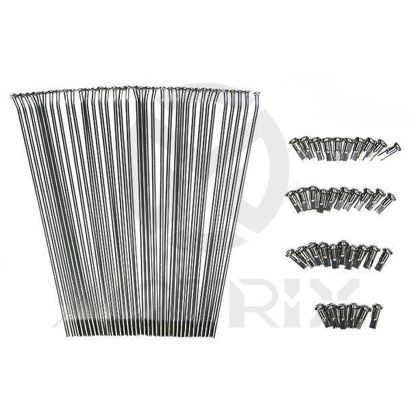 Front 21'' stainless steel spoke & nipple for SUZUKI RM-Z 250, RM-Z 450 36pcs