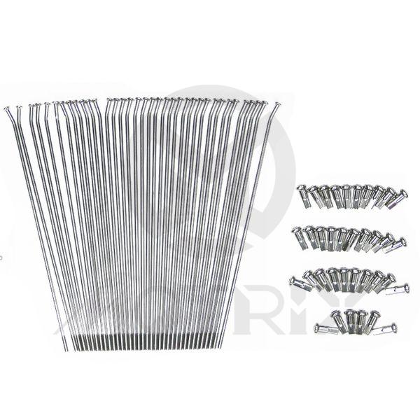 Front 21'' stainless steel spoke & nipple for SUZUKI RM 125, RM 250 36pcs