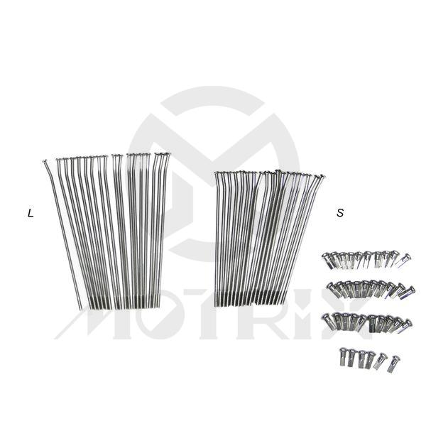 Rear 17'' stainless steel spoke & nipple for KAWASAKI KLR650 36pcs