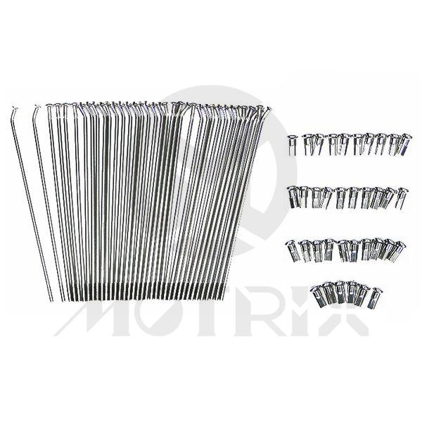 Rear 18'' stainless steel spoke & nipple for SUZUKI RM 125, RM 250 36pcs