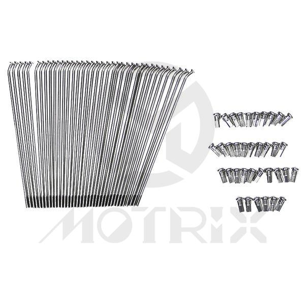 Rear 19'' stainless steel spoke & nipple for SUZUKI SX-E 5, RM 125, RM 250 36pcs